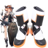 Arknights Papyrus Ch'en the Holungday Croissant Rosa Poca Default Black White Brown Cosplay Shoes Boots