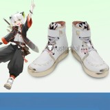 Arknights Luo Xiaohei Sanguinarch La Pluma Rosmontis Black White Cosplay Shoes Boots