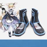 Arknights Togawa Sakiko FrostNova Suzuran Black Silver Brown Cosplay Shoes Boots