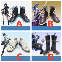 Arknights Mostima Lumen Black White Brown Cosplay Shoes Boots