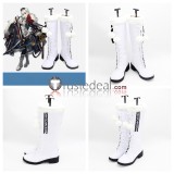 Arknights Papyrus Ch'en the Holungday Croissant Rosa Poca Default Black White Brown Cosplay Shoes Boots