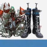 Arknights Gnosis Hoshiguma Skullshatterer Kal'tsit Black Cosplay Shoes Boots