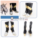 Arknights Nearl Swimsuit Blue Black Cosplay Shoes Boots
