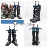 Arknights Gnosis Hoshiguma Skullshatterer Kal'tsit Black Cosplay Shoes Boots