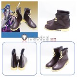 Arknights Mostima Lumen Black White Brown Cosplay Shoes Boots