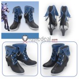 Arknights Togawa Sakiko FrostNova Suzuran Black Silver Brown Cosplay Shoes Boots
