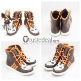 Arknights Kirin X Yato Theresa Kroos Black White Brown Cosplay Shoes Boots