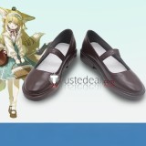 Arknights Togawa Sakiko FrostNova Suzuran Black Silver Brown Cosplay Shoes Boots