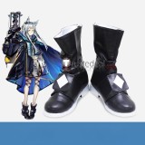 Arknights Luo Xiaohei Sanguinarch La Pluma Rosmontis Black White Cosplay Shoes Boots