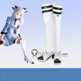 Arknights Ray Shu Ptilopsis Black White Brown Cosplay Shoes Boots