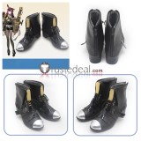 Arknights Ray Shu Ptilopsis Black White Brown Cosplay Shoes Boots