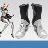 Arknights Nearl Swimsuit Blue Black Cosplay Shoes Boots