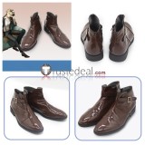 Arknights Irene Skadi the Corrupting Heart Tequila Black Silver Brown Cosplay Shoes Boots