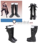 Arknights Siege Młynar SilverAsh Black Cosplay Shoes Boots