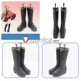 Arknights Tragodia Scene 5th Anniversary Logos Black Cosplay Shoes Boots