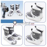 Arknights Virtuosa Pepe Chongyue Aurora Black White Grey Cosplay Shoes Boots