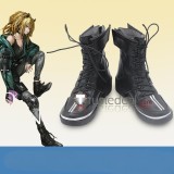 Arknights Siege Młynar SilverAsh Black Cosplay Shoes Boots