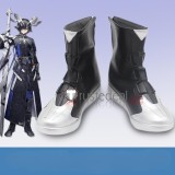 Arknights April Lessing Franka Black White Cosplay Shoes Boots