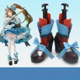 Arknights Specter Goldenglow Sanrio Collaboration Eyjafjalla the Hvít Aska Black Pink White Brown Cosplay Shoes Boots