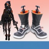 Arknights Gnosis Hoshiguma Skullshatterer Kal'tsit Black Cosplay Shoes Boots