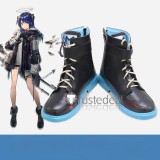 Arknights Mostima Lumen Black White Brown Cosplay Shoes Boots