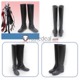 Arknights Luo Xiaohei Sanguinarch La Pluma Rosmontis Black White Cosplay Shoes Boots