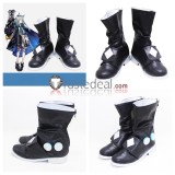 Arknights Luo Xiaohei Sanguinarch La Pluma Rosmontis Black White Cosplay Shoes Boots