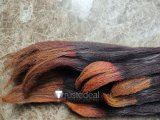 Gachiakuta Amo Empool Riyo Reaper Red Black Brown Orange Styled Cosplay Wig