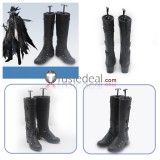 Arknights Zuo Le Ulpianus Empresses Hildegard Haruka Black White Cosplay Shoes Boots