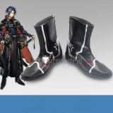 Arknights Zuo Le Ulpianus Empresses Hildegard Haruka Black White Cosplay Shoes Boots