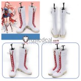 Arknights Zuo Le Ulpianus Empresses Hildegard Haruka Black White Cosplay Shoes Boots