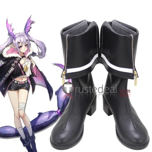 Arknights Manticore Talulah Black Cosplay Shoes Boots