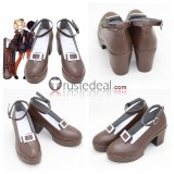 Arknights Steward Noir Corne Gummy Black Brown Blue Cosplay Shoes Boots