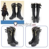 Arknights Zuo Le Ulpianus Empresses Hildegard Haruka Black White Cosplay Shoes Boots