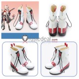 Arknights Shirayuki Swire Nian Yu Black White Cosplay Shoes Boots