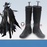 Arknights Zuo Le Ulpianus Empresses Hildegard Haruka Black White Cosplay Shoes Boots