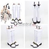 Arknights Ch'en the Holungday Ansel Nightingale Black White Cosplay Shoes Boots