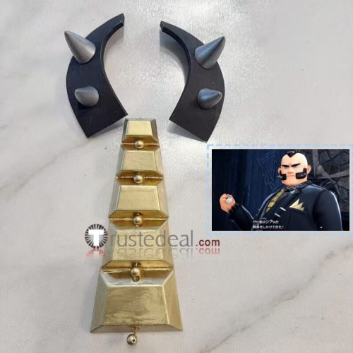 Pokemon Legends Z-A ZA Philippe Black Styled Cosplay Wig Beards