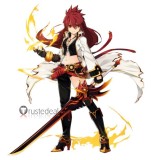 Elsword Eve Elesis Celestia Raven White Red Blue Black Styled Cosplay Wig