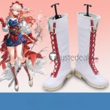 Arknights Zuo Le Ulpianus Empresses Hildegard Haruka Black White Cosplay Shoes Boots