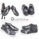 Arknights Crownslayer Glaucus Mayer Platinum Black Grey White Cosplay Shoes Boots