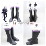 Arknights Steward Noir Corne Gummy Black Brown Blue Cosplay Shoes Boots