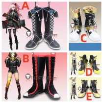 Arknights Magallan Beehunter Ambriel Carnelian Black Cosplay Shoes Boots