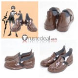 Arknights Gitano Deepcolor Meteorite Mephisto Black Brown Cosplay Shoes Boots