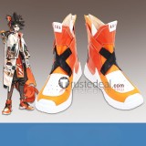 Arknights Provence Aak Thorns Vermeil Leonhardt Black Brown Cosplay Shoes Boots