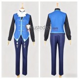 Elsword Ciel Royal Guard Laby Twins Picaro Blue Purple Outfit Cosplay Costume