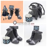 Arknights Ifrit Ceylon Astesia Perfumer Black White Cosplay Shoes Boots