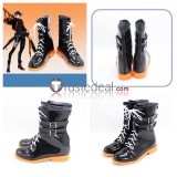 Arknights Ceobe Dobermann Flamebringer Black Brown Cosplay Shoes Boots