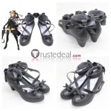 Arknights Gitano Deepcolor Meteorite Mephisto Black Brown Cosplay Shoes Boots