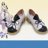 Arknights Blacknight Young Eblana Reed Xingzhu Black White Cosplay Shoes Boots